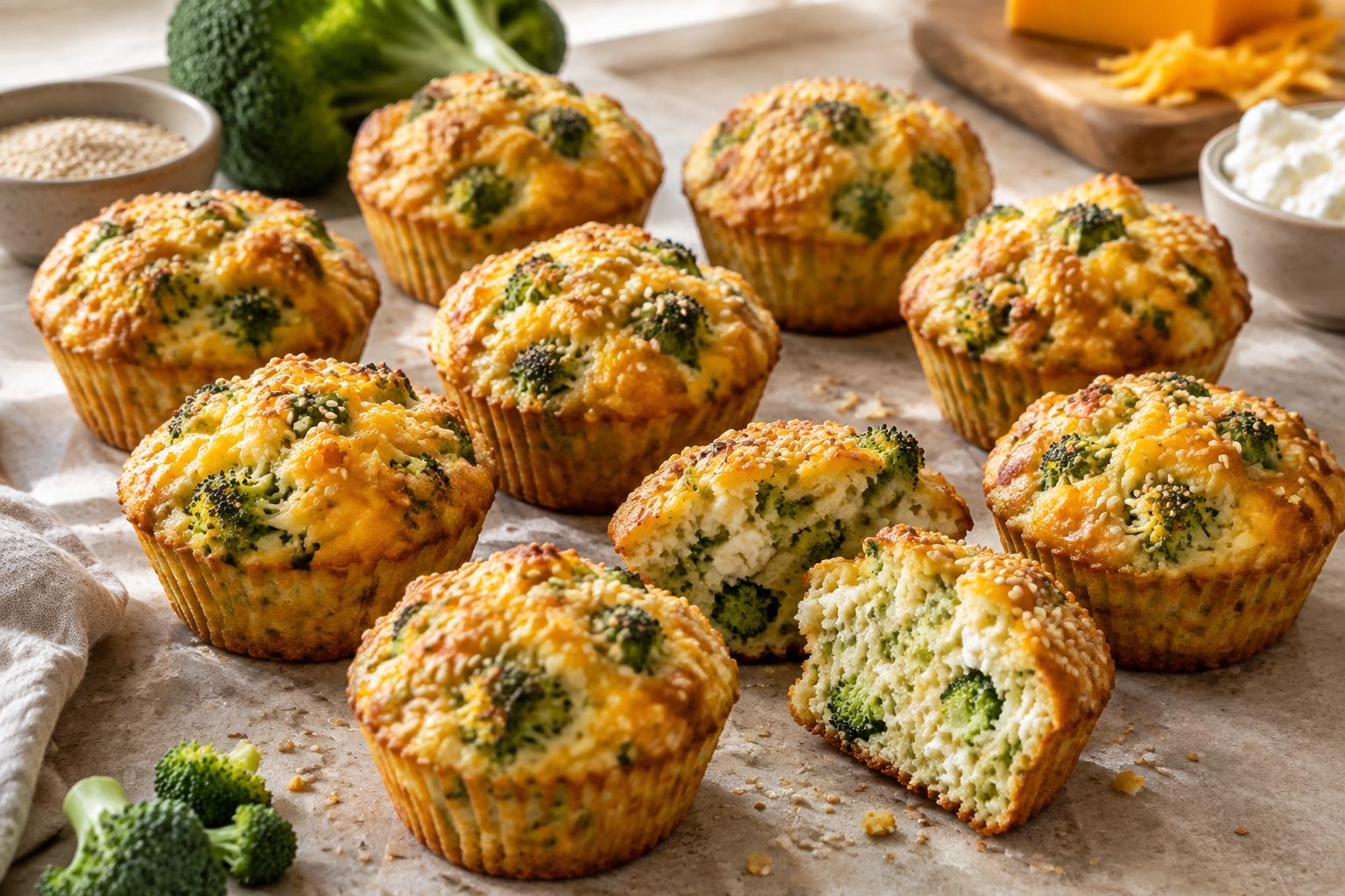 Broccoli Cheddar Power Bites (10)