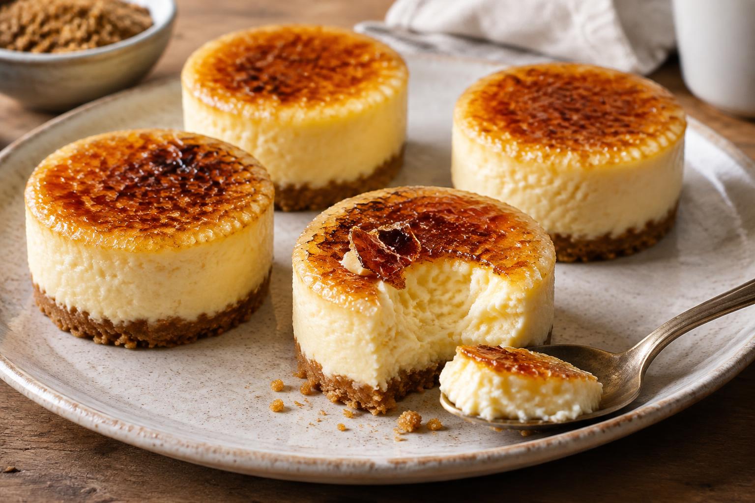Brulee Cheesecake Minis