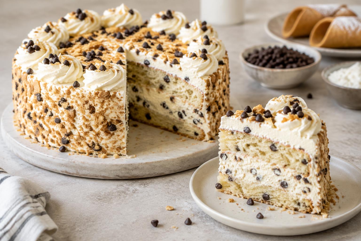 Cannoli Cake