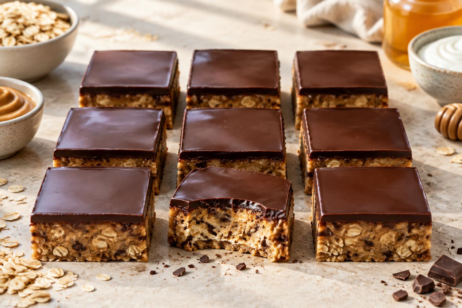 Choco PB Chill Squares