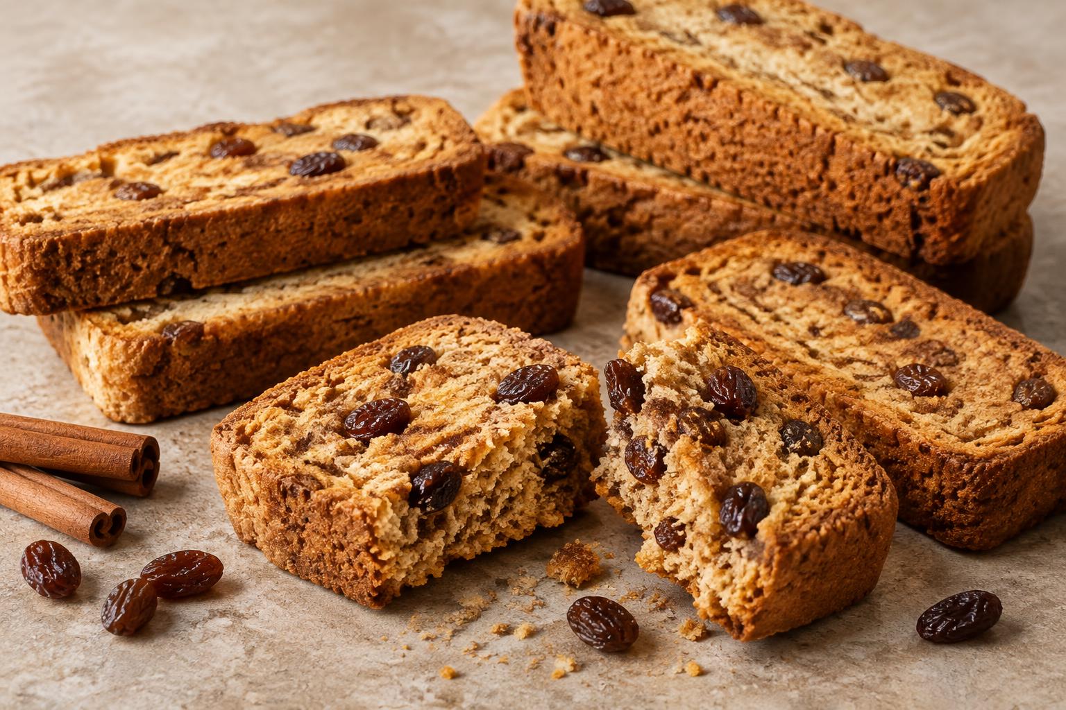 Cinnamon Raisin Rusks