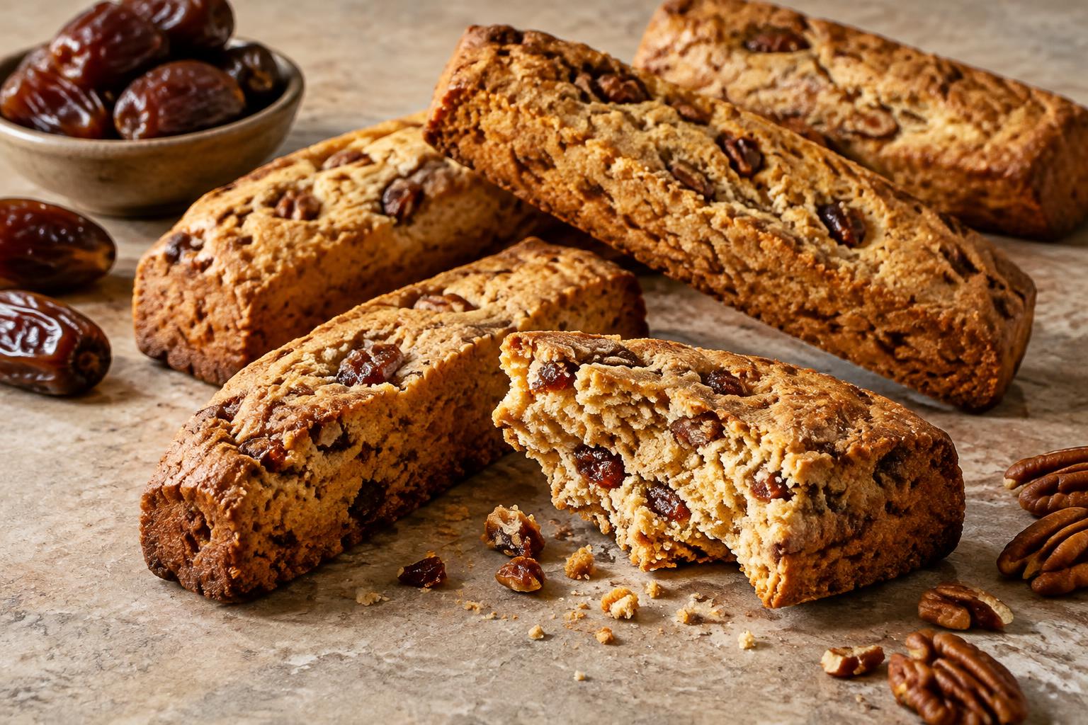 Date & Pecan Rusks