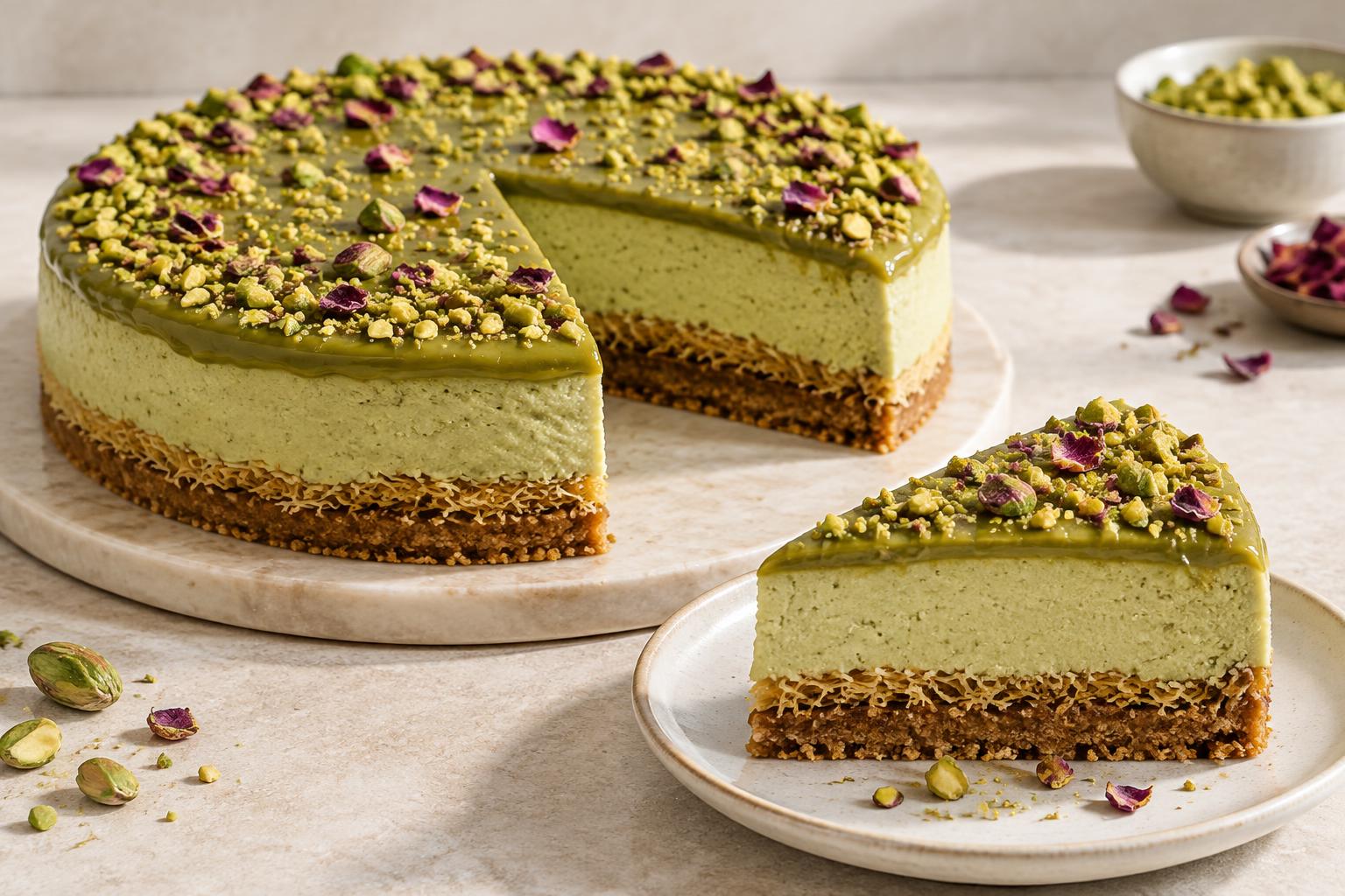 Emerald Dubai Crunch Cheesecake