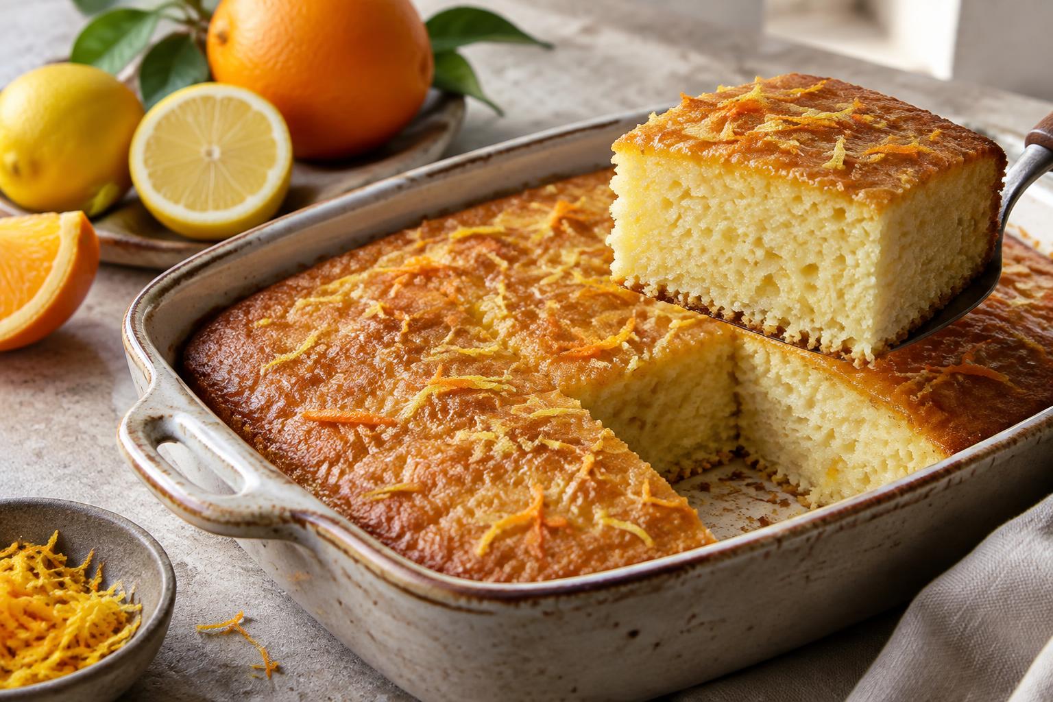 Greek Yogurt Cake (Yiaourtopita)