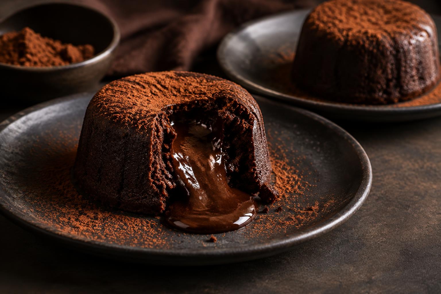 Midnight Lava Cups