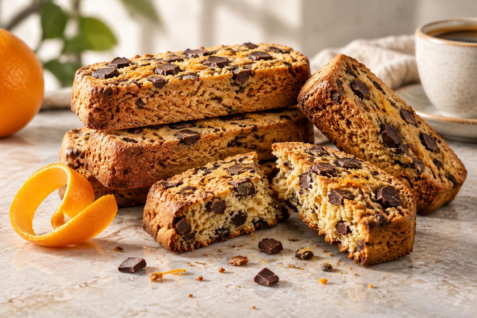 Orange & Dark Chocolate Rusks