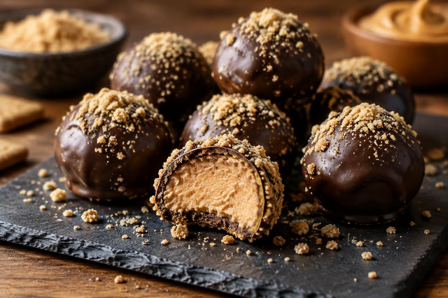 Peanut Butter Velvet Bombs