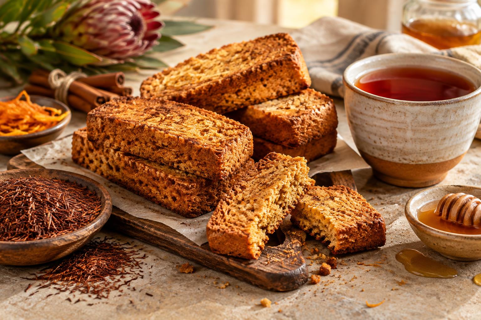 Rooibos & Honey Rusks